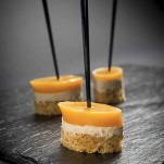 Calisson de foie gras et mangue