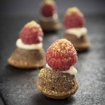 Mini tartelettes chocolat framboise